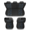 Fundas universales para asientos de coche para Audi A8 D2, D3, D4, D5 (1994-2019) - UNE-BL