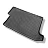 Conjunto de alfombrilla para maletero y alfombrillas para el interior del coche TPE para: Ford Transit Custom L2 Furgonetaeta (01.2013- 06.2023) - Caja de cambios manual; solo anteriori; versión corta y larga; 2/3 plazas; tras la tercera fila de asientos