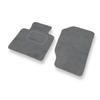 Alfombrillas de Velour adecuadas para Honda S2000 Roadster (1999-2009) - alfombras para coche - Premium color gris