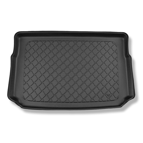 Alfombra para maletero adecuada para Mitsubishi ASX II SUV (03.2023-....) - Protector maletero - Alfombrilla maletero antideslizante - parte superior del maletero; retirable en la posición más alta; no para E-Tech Full Hybrid