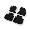 Alfombrillas de fieltro adecuadas para Subaru Impreza Hatchback (2018-2024) - alfombras para coche - color negro