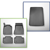 Conjunto de alfombrilla para maletero y alfombrillas para el interior del coche TPE para: BMW 5 G60, G90 Berlina (10.2023-....) - no para la versión eléctrica