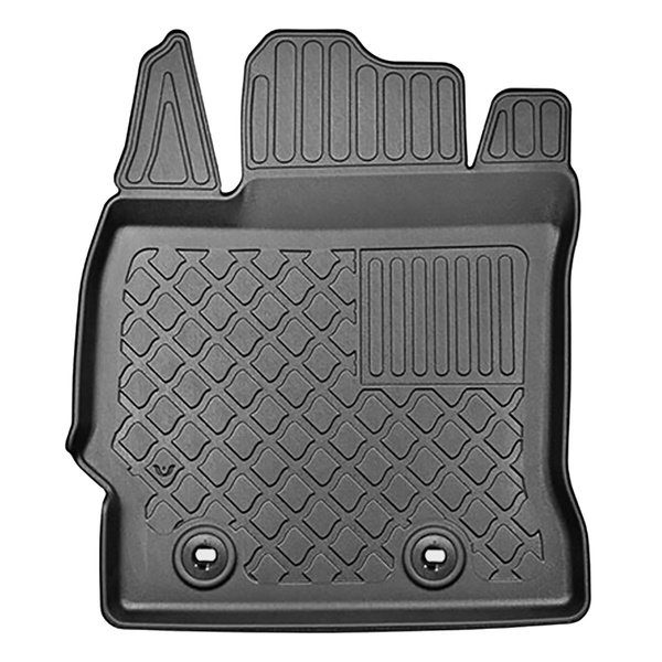 Alfombrillas de TPE adecuadas para Toyota Auris II Touring Sports (07.2013-12.2018) - también con tracción híbrida - alfombras para coche