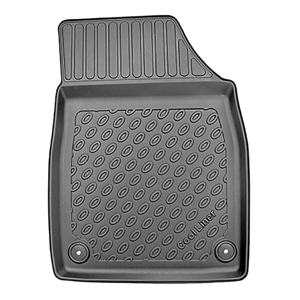 Conjunto de alfombrilla para maletero y alfombrillas para el interior del coche TPE para: Volkswagen ID.3 Hatchback (11.2019-....) - maletero inferior; modelos sin suelo móvil de maletero