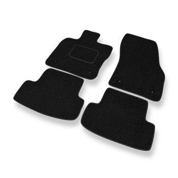 Alfombrillas de fieltro adecuadas para SEAT Ateca (2016-....) - alfombras para coche - color negro