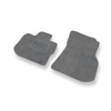 Alfombrillas de Velour adecuadas para BMW X3 SAV (2018-2024) - alfombras para coche - Premium color gris