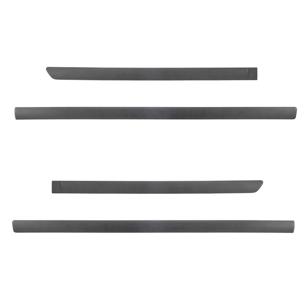 Protectores laterales negros para el coche Seat Toledo Liftback (2012-....)