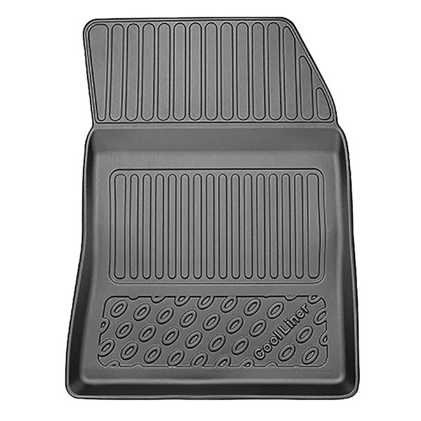 Conjunto de alfombrilla para maletero y alfombrillas para el interior del coche TPE para: Peugeot 308 III SW (12.2021-....) - maletero superior; base móvil en la posición más alta (flex floor); también para Plug-in Hybrid