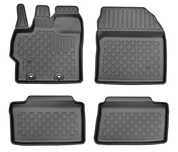 Alfombrillas de TPE adecuadas para Toyota Yaris Cross SUV (09.2021-....) - alfombras para coche