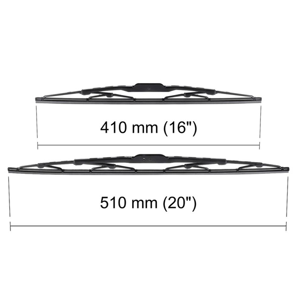 Escobillas limpiaparabrisas para la luna delantera para Opel Combo Tour Furgoneta (10.2001-01.2012) - escobillas estándar