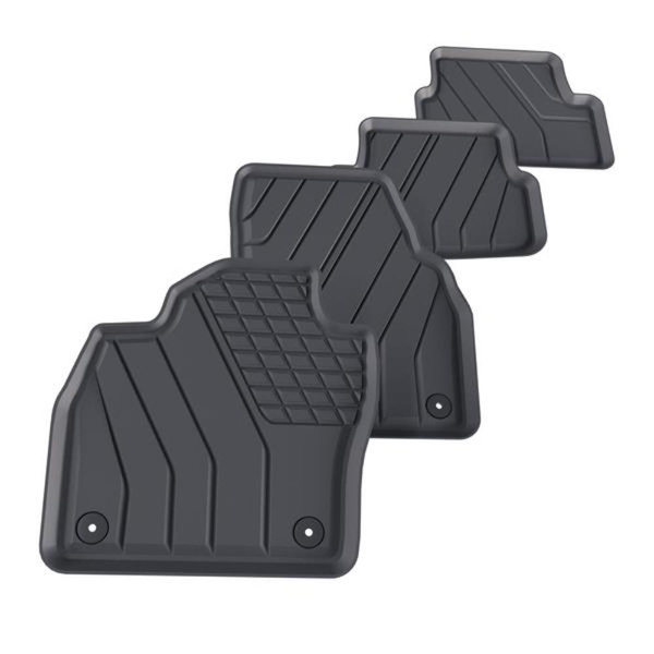 Alfombrillas de TPE adecuadas para Skoda Fabia IV Hatchback (2021-....) - alfombras para coche