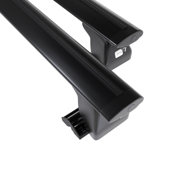 Portaequipajes de techo adecuadas para Citroen Jumpy III Furgoneta (2016-....) - baca negra para coche - barras para techo de coche - puntos de montaje - aluminio