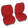 Protectores perfilados adecuados para Peugeot 4007 - rojo