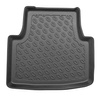 Conjunto de alfombrilla para maletero y alfombrillas para el interior del coche TPE PREMIUM para: Volkswagen Passat B8 Berlina (12.2014-12.2021) - parte inferior del maletero; con rueda de repuesto provisional o kit de reparación