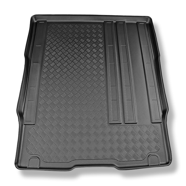 Alfombra para maletero adecuada para Citroen e-SpaceTourer Furgoneta (11.2020-....) - Protector maletero - Alfombrilla maletero antideslizante - para detrás de la 2a fila de asientos; larga distancia entre ejes