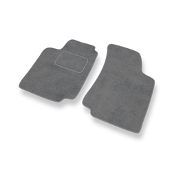 Alfombrillas de Velour adecuadas para Volkswagen Golf III Hatchback, Cabrio, Variant (1991-1999) - alfombras para coche - Premium color gris