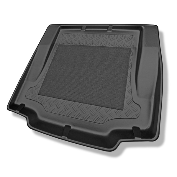 Alfombra para maletero adecuada para BMW 1 E87 Hatchback (09.2004-2011) - Protector maletero - Alfombrilla maletero antideslizante - sin compartimento izquierdo ni derecho