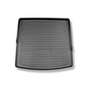 Alfombra para maletero adecuada para Volkswagen Tiguan Allspace SUV (11.2017-....) - Protector maletero - Alfombrilla maletero antideslizante - 5 plazas; para el maletero superior; modelos con el piso móvil del maletero / 7 plazas; 3a fila abatible