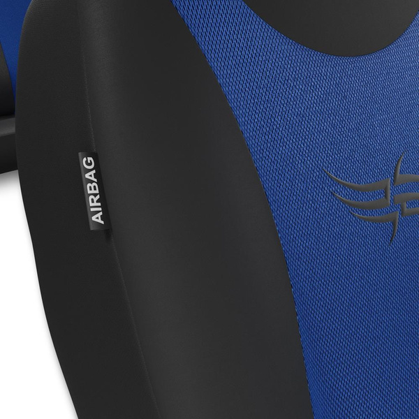 Fundas universales para asientos de coche para Dacia Dokker (2012-2021) - TR-BL