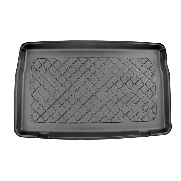 Alfombra para maletero adecuada para Renault Clio V Hatchback (09.2019-....) - Protector maletero - Alfombrilla maletero antideslizante - parte superior del maletero