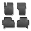 Alfombrillas de TPE adecuadas para Volkswagen Amarok I Pick-Up (08.2010-05.2020) - cabina doble - alfombras para coche