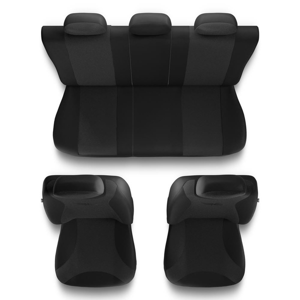 Fundas universales para asientos de coche para Fiat Doblo I, II, III, IV, V (2000-....) - TR-G1