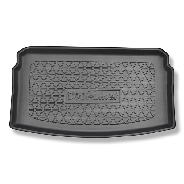Alfombra para maletero adecuada para Volkswagen Polo VI 2G AW Hatchback (10.2017-....) - Protector maletero - Alfombrilla maletero antideslizante - maletero inferior; piso móvil en la posición más baja