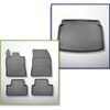 Conjunto de alfombrilla para maletero y alfombrillas para el interior del coche TPE para: Peugeot 308 III Hatchback (12.2021-....) - no adecuado para versión Plug-in híbrida; no para la versión eléctrica