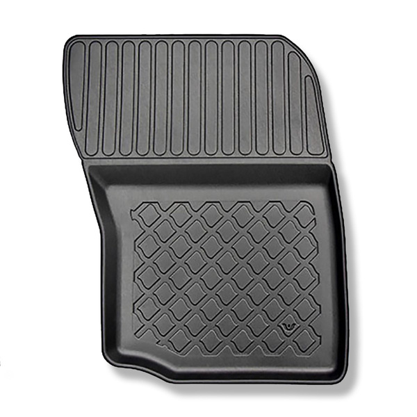 Alfombrillas de TPE adecuadas para Mitsubishi Outlander III SUV (09.2012-10.2021) - no adecuado para versión híbrida; sin la tercera fila - alfombras para coche