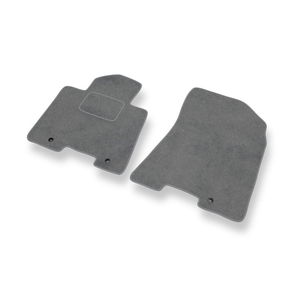 Alfombrillas de Velour adecuadas para Hyundai Tucson III SUV (2015-2020) - alfombras para coche - Premium color gris