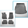 Conjunto de alfombrilla para maletero y alfombrillas para el interior del coche TPE para: Mercedes-Benz CLS C257 Coupé (03.2018-2023)