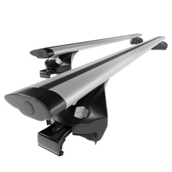 Portaequipajes de techo adecuadas para BMW 3 F31 Touring (2012-2018) - baca plata para coche - barras para techo de coche - railing integrado - aluminio