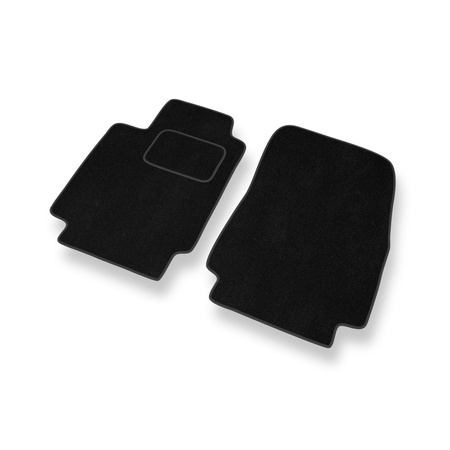 Alfombrillas de Velour adecuadas para Renault Modus I (2004-2012) - alfombras para coche - Premium color negro