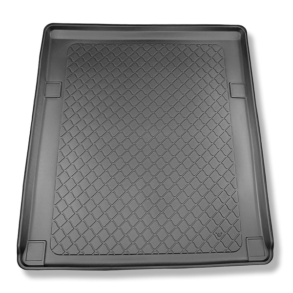 Alfombra para maletero adecuada para Peugeot Rifter Long Furgoneta (06.2018-....) - Protector maletero - Alfombrilla maletero antideslizante - 5 plazas; larga distancia entre ejes; también versión eléctrica