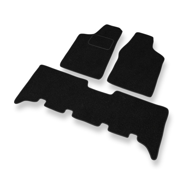 Alfombrillas de fieltro adecuadas para Opel Frontera A, B SUV (1992-2004) - alfombras para coche - color negro