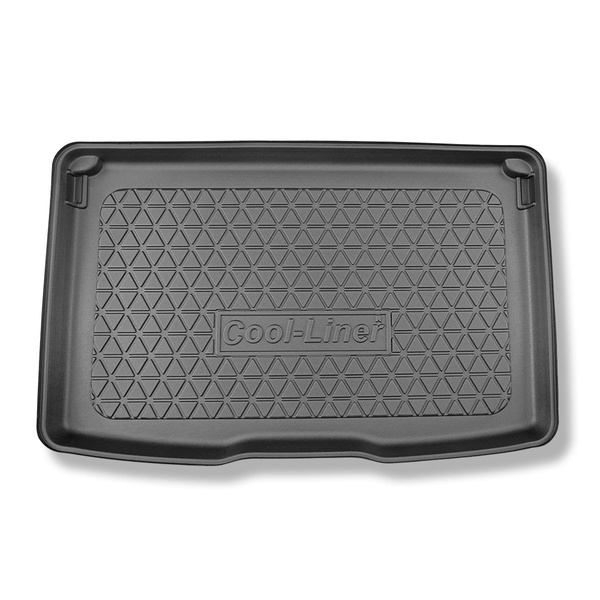 Alfombra para maletero adecuada para Dacia Sandero III Stepway Crossover (01.2021-....) - Protector maletero - Alfombrilla maletero antideslizante - maletero superior; piso móvil en la posición más alta