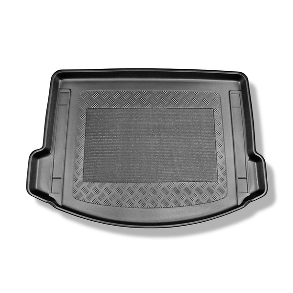 Alfombra para maletero adecuada para Jaguar E-Pace SUV (01.2018-....) - Protector maletero - Alfombrilla maletero antideslizante - también para modelos con carriles de sujeción