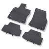 Alfombrillas de goma adecuadas para Seat Ateca SUV (2016-....) - alfombras para coche - negro - 4 unidades