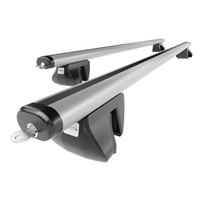 Portaequipajes de techo adecuadas para Kia Sportage mk II SUV (2004-2009) - baca plata para coche - barras para techo de coche - railing - aluminio