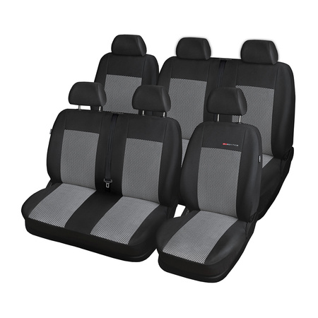 Fundas de asientos hechas a medida para Fiat Ducato II Furgonetaeta (2006-2014) 7-plazas - E2