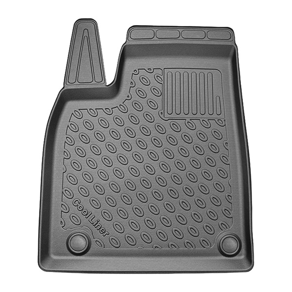 Conjunto de alfombrilla para maletero y alfombrillas para el interior del coche TPE para: Tesla Model X SUV (01.2021-....) - 6/7 plazas; tras la 2ª fila de asientos (3a fila abatible)