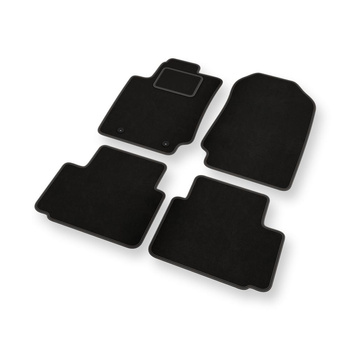 Alfombrillas de Velour adecuadas para Ford Ranger V Pick-Up (2012-2023) versión 
