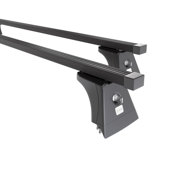 Portaequipajes de techo adecuadas para Opel Astra J mk IV Hatchback (2009-2015) - baca negra para coche - barras para techo de coche - puntos de montaje - acero