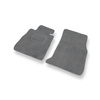 Alfombrillas de Velour adecuadas para BMW 4 F32, F36 Coupé, Gran Coupé (2014-2021) - alfombras para coche - Premium color gris