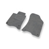 Alfombrillas de Velour adecuadas para Renault Laguna II Sport Tourer, Hatchback (2000-2007) - alfombras para coche - Premium color gris
