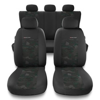 Fundas universales para asientos de coche para Audi A4 B5, B6, B7, B8, B9 (1995-....) - UNE-GR