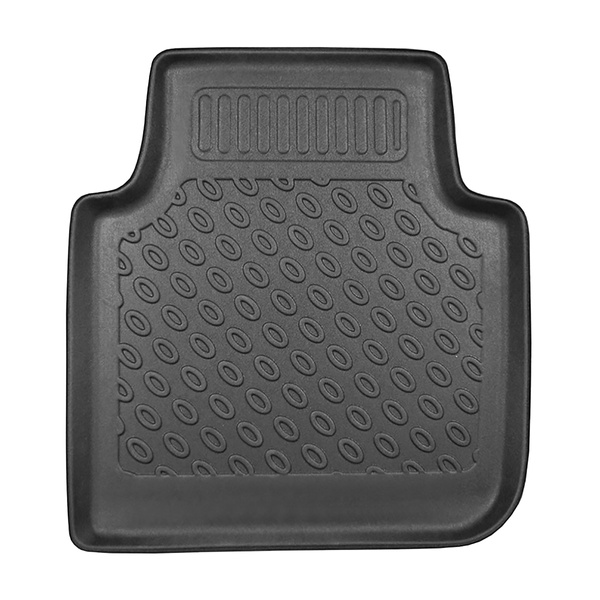 Conjunto de alfombrilla para maletero y alfombrillas para el interior del coche TPE PREMIUM para: Skoda Kodiaq SUV (03.2017-10.2023) - 7 plazas; 3a fila abatible