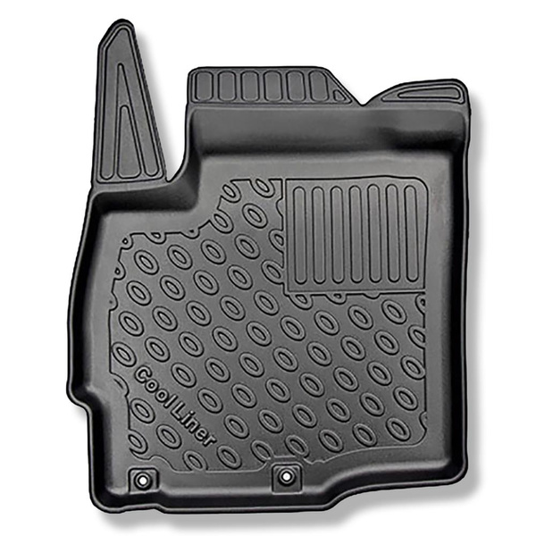 Conjunto de alfombrilla para maletero y alfombrillas para el interior del coche TPE para: Mitsubishi Outlander III SUV (09.2012-2022) - 5/7 plazas; tercera fila vacía (con y sin subwoofer); no para la versión híbrida; sin tercera fila