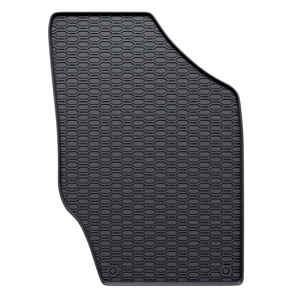 Alfombrillas de goma adecuadas para Peugeot 307 I Break, Hatchback, Cabrio, Berlina, SW (2001-2007) - alfombras para coche - negro - 4 unidades