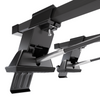 Portaequipajes de techo adecuadas para Skoda Octavia mk II Familiar (2005-2007) - baca negra para coche - barras para techo de coche - sin puntos de montaje - acero